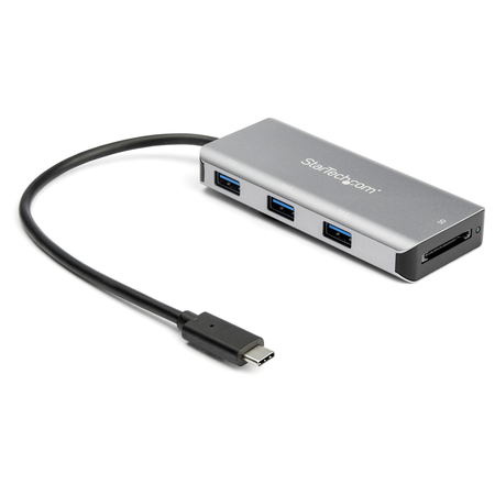 Startech.Com 3-Port USB-C Hub with SD Card Reader - 10Gbps - 3x USB-A HB31C3ASDMB